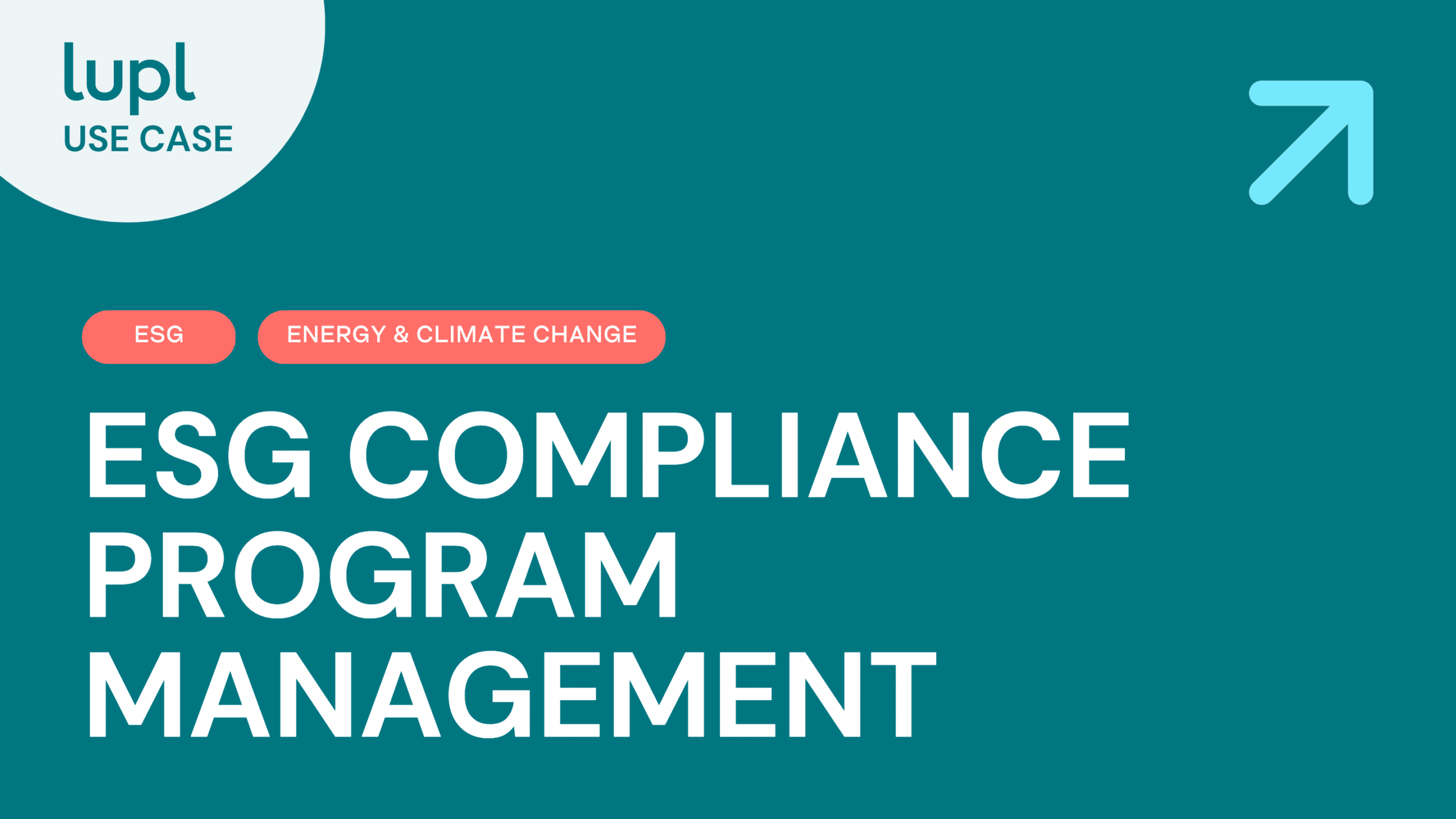 ESG Compliance program management